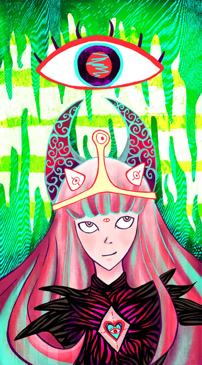 “Peeps will never starve in my eternal empire” Demon Princess Bubblegum design that just