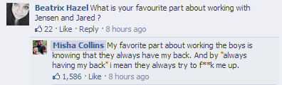 bridget-malfoy:  It’s official. Jensen gives Misha better hugs! 