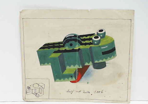 Georg Weidenbacher, toy design, 1924-28. Germany. Spielzeugmuseum Nürnberg. Via europeana.