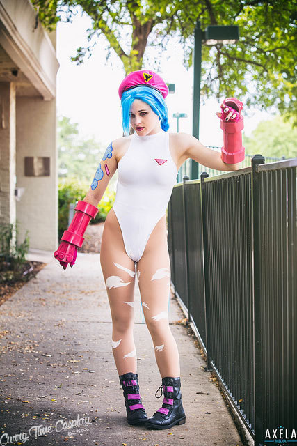 Porn Pics kittychancatorie:  Cammy/Jinx crossover by