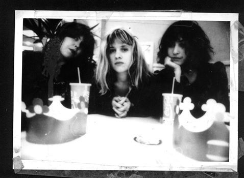 grungebook: Babes in Toyland visit Burger King, circa 1990. (Photo: Dan Corrigan)