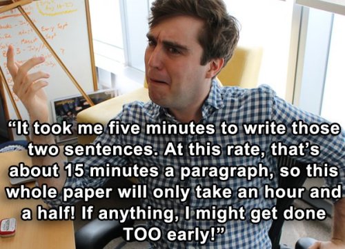 yamesmooma:  envy4breakfast:  CollegeHumor: The 10 Lies You Tell Yourself Every All-Nighter  This is all me. 