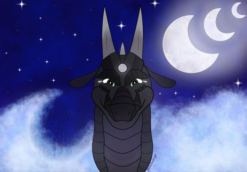 Tonight, I Had Decided To Try And Draw My Version Of Starflight As A Thrice-Moon-Born And-