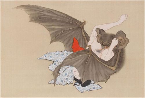 daily-shunga:Batギャーーっ！！吸血コウモリ？ — view on Instagram http://bit.ly/2U6MB9g