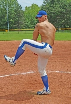 texasfratboy:  i would be a big baseball fan if this was the regular uniform!