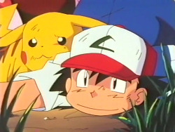 every-ash:  Relieved boy, slightly squished but otherwise flawless. - Original series, Episode 143: “Kunugidama and the Apricorn! Battle in the backyard!!” / “Going Apricorn!” 
