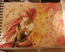 krisseymage:  Fall #watercolor #paint #rwby