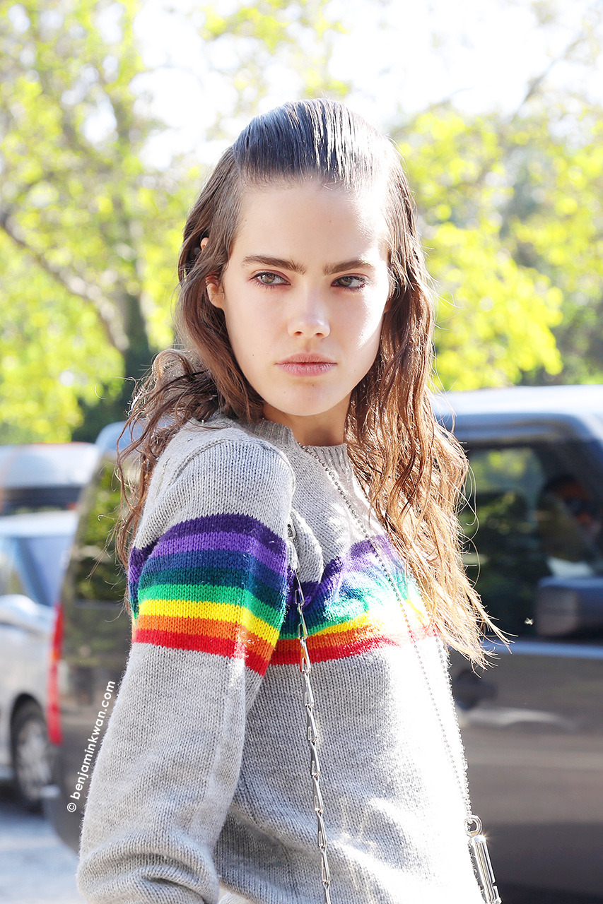 snappedbybenjaminkwan:  Taja Feistner at Miu Miu SS 2015 Paris Snapped by Benjamin