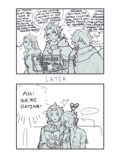 Local Scholar found out that his bf likes him back??Small Cytheri comic ft H’annit aka my fav 