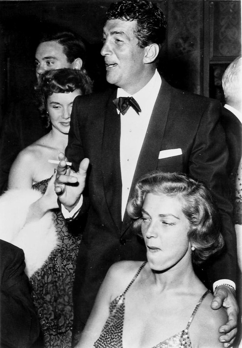 ricorizz0-blog: Dean Martin &amp; Lauren Bacall I need more classic Hollywood derps on my blog