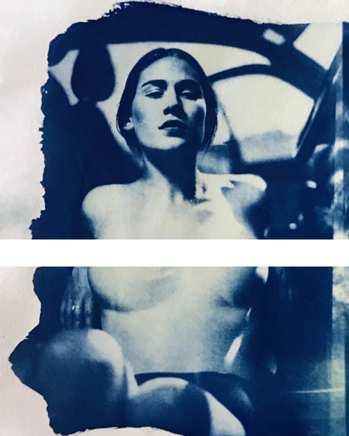 “Cyanotype of Jesslyn,” 2018Find this special series and all my uncensored photo sets only on my Patreon!-Find me on PATREON and INSTAGRAM