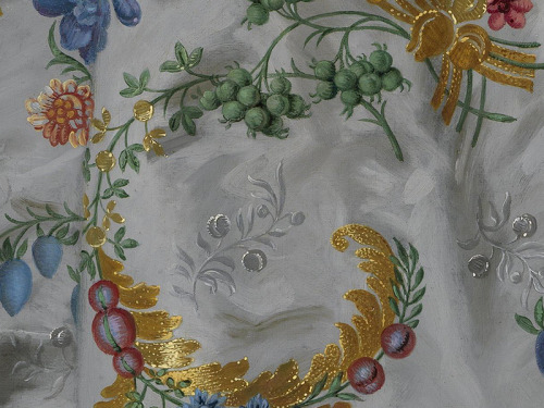 sforzinda:Portrait of Charlotte Beatrix Strick van Linschoten (details), Mattheus Verheyden, ca. 175