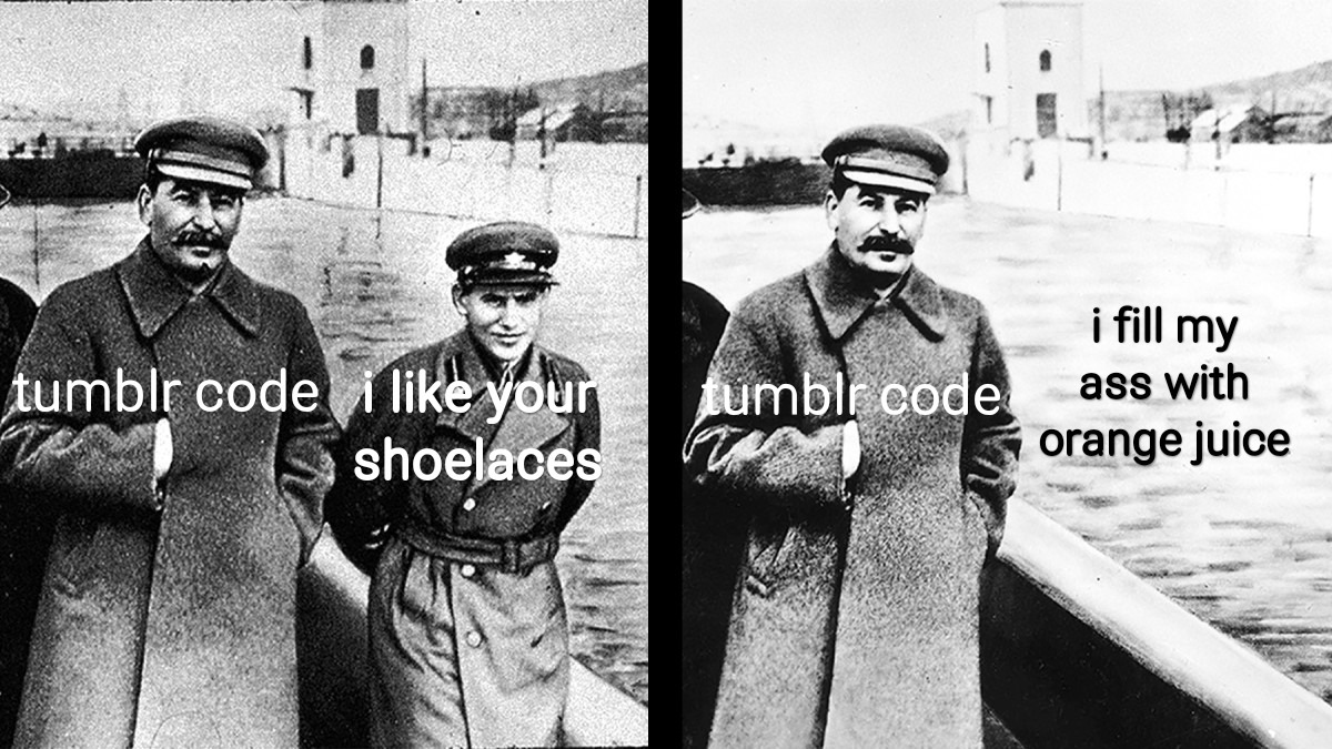 Tumblr Code.