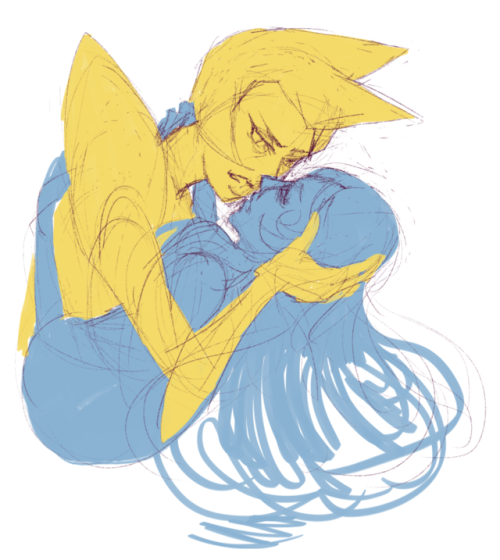 geminstrumentalityproject: I never post my embarrassing ship doodles but I guess somebody would prob