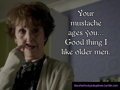 Porn “Your mustache ages you… Good photos