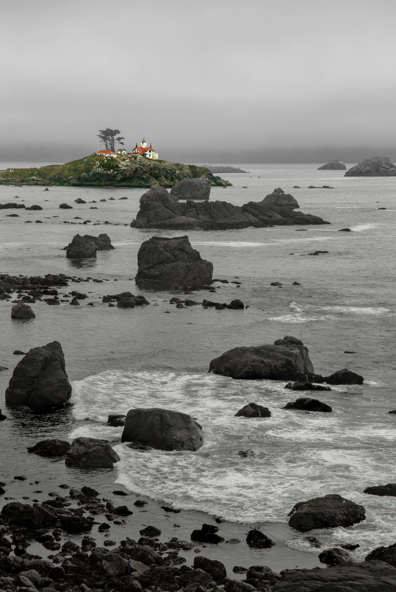 ominousraincloud:  A Glimmer of Light | By Sheila Sund | Crescent City, California