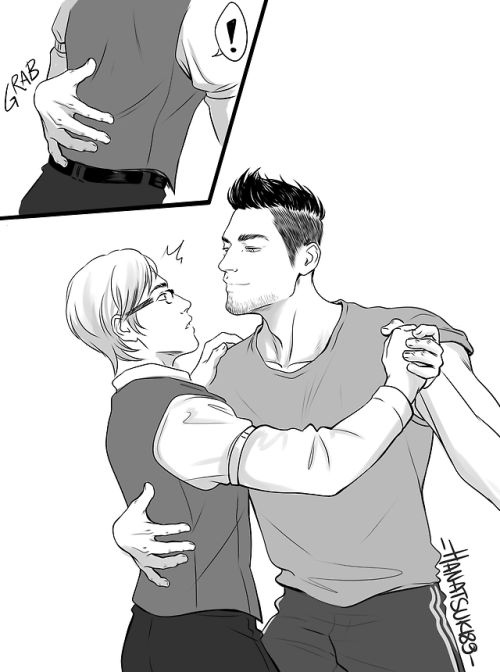 hanatsuki89:    “You failed to mention the fact that you do know how to dance”“Must have slipped from my mind” *chuckles*Brotherhood Gladnis inspired by @crackedverbosity :3