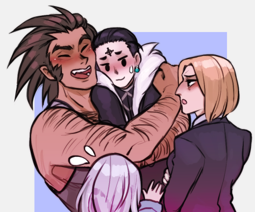 Just a family of thieves and their boss. ( ˘⌣˘)♡