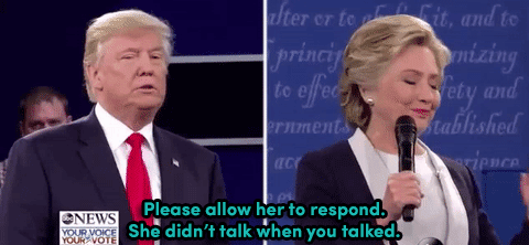 micdotcom:  Watch: Hillary Clinton got under Trump’s skin and he threw a temper