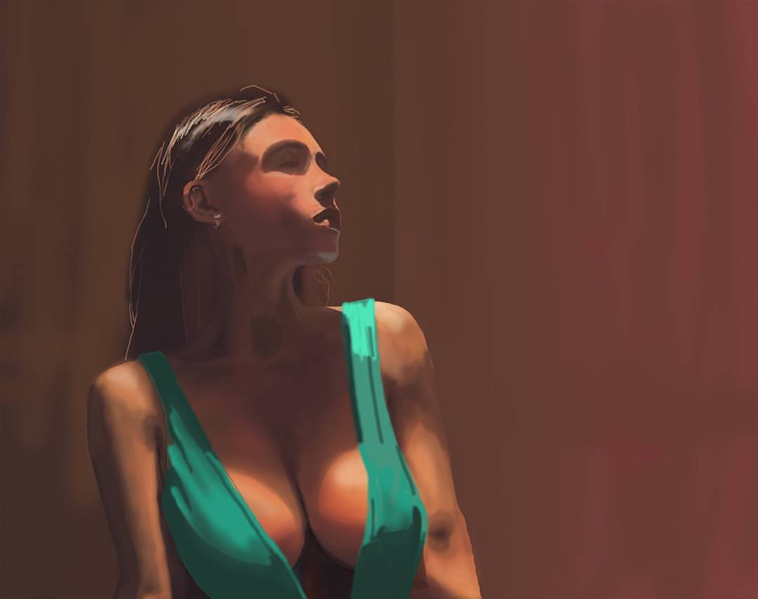 jandrawserotica:  First and as for now the only digital painting ever.  || www.jandraws.com