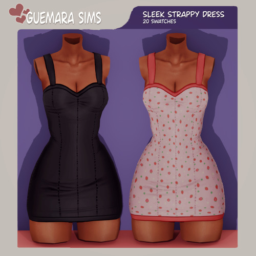 Introducing The "Sleek Strappy Dress" For Sims 4! Get Ready To Turnheads With This Stunning And Figure-hugging