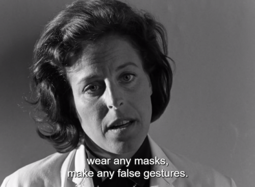 cinemaphileadict:  Persona (1966) directed by Ingmar Bergman  