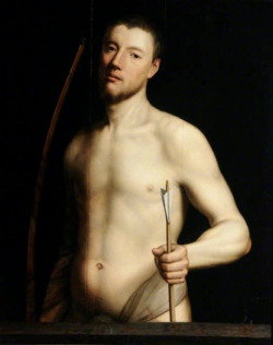 seducingeros:  St Sebastian / Antonis Mor,