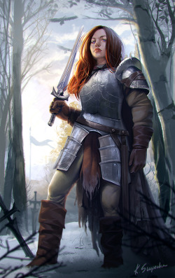 thetygre:  Redhead knight by mannequin-atelier