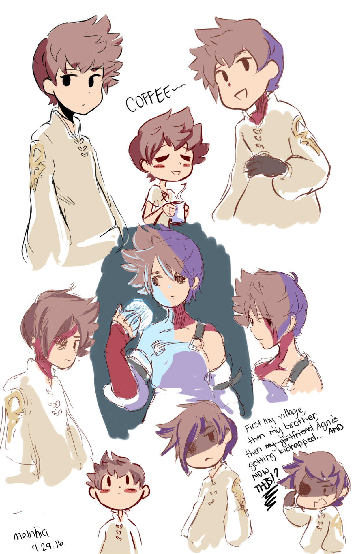 melnhia:  Old art dumps for my absence…  