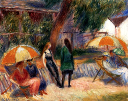 bofransson:  Beach with Figures, Bellport (also known as Bathers Resting) William James Glackens - circa 1915 