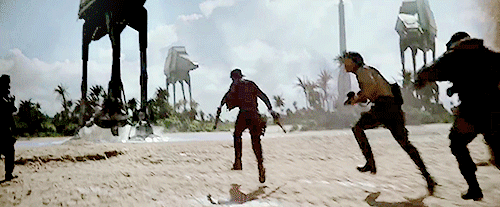 youffievalentine:    Felicity Jones and Diego Luna, in the ROGUE ONE: A STAR WARS