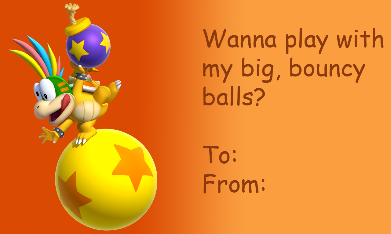 bikerwolfchip:  Koopaling Valentines!  