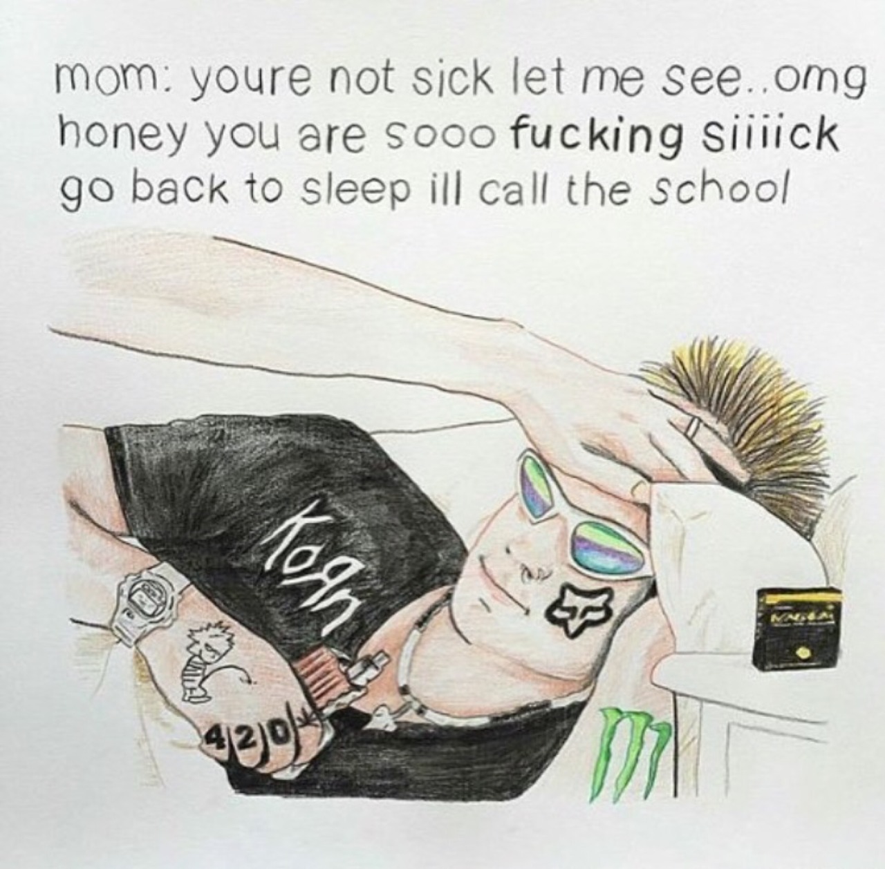 evilrick:  aisselectric:  A hand drawn meme wow  authentic  