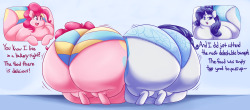graphenescloset: Finished up the butt series for @archeyaEnding with a bit of Cotton Candy and Marshmallow booty