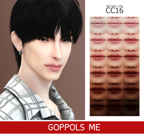 GPME-GOLD Natural Lips CC16DownloadHQ mod compatibleAccess to Exclusive GOPPOLSME Patreon onlyThank 