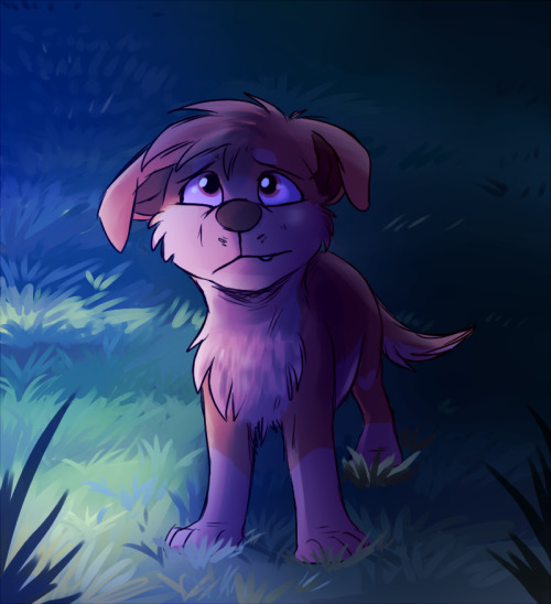 furrywolflover:  fragile - by Rileyy  Aww cute puppeh ;w; <3