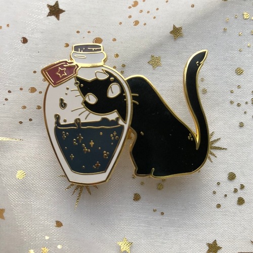 starry potion enamel pin