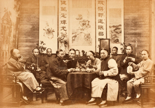 Lunch time in China, 1870
