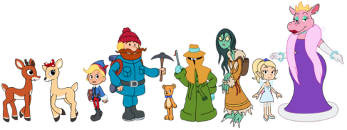 moomingitz:That time of the year where I make some Rudolph the Red Nosed Reindeer fan art. But it’s 