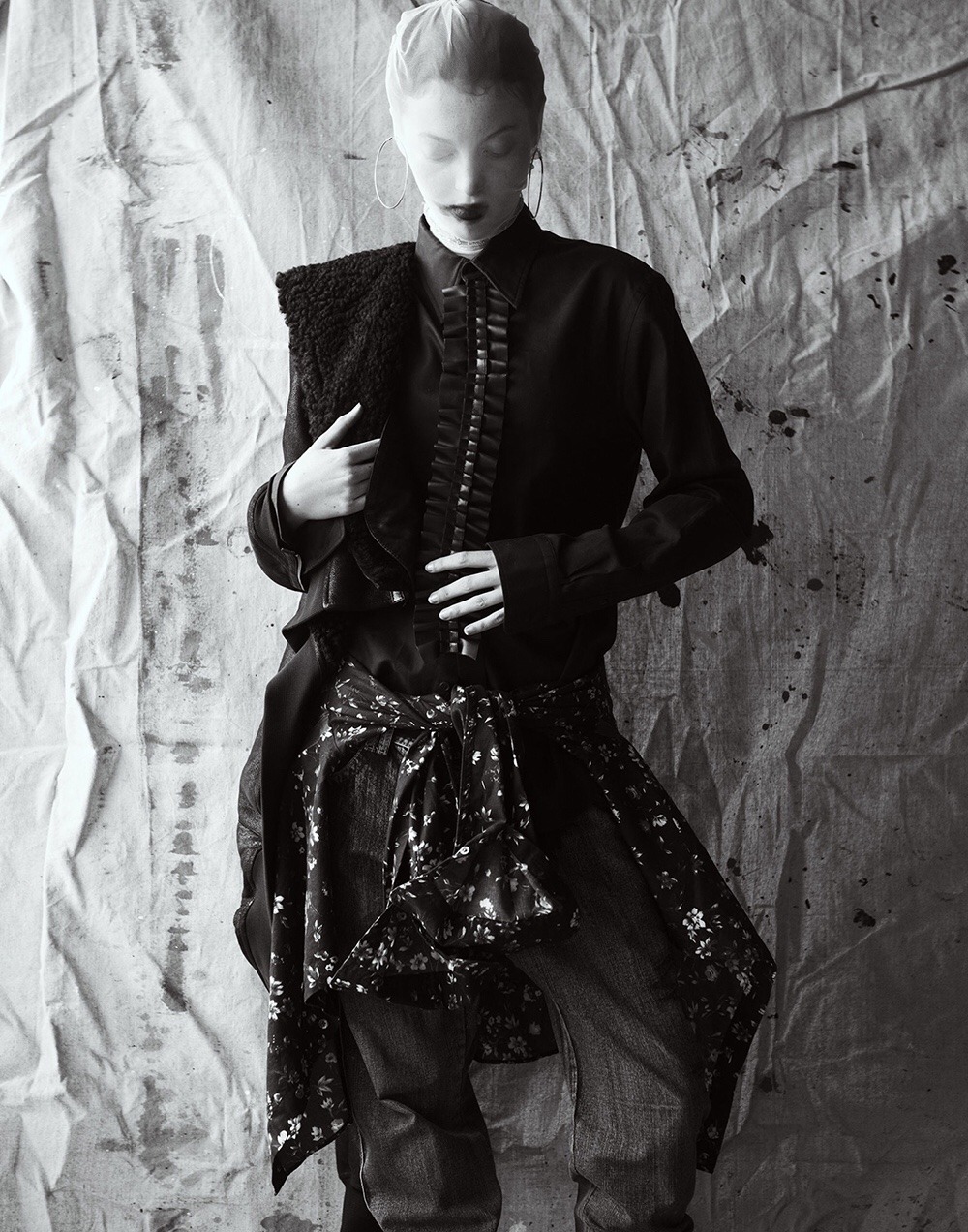 pleasebboy:  Laura Hanson Sims by Matthew Priestley for W July 2015  