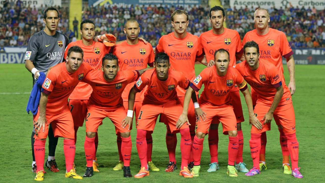 fzneymar:  Primera Division - UD Levante Valencia 0:5 Barcelona (21.09.2014)