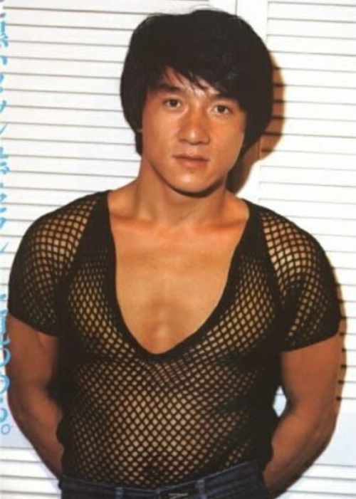 uglynewyork: guts-and-uppercuts: Jackie Chan, fashionista. My son Jackie really fathered today&rsquo