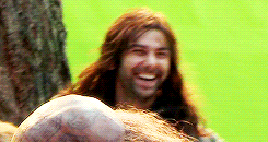 damon-salvatore:Aidan Turner, fantastic guy, really good chap. And you can definitely know why he is