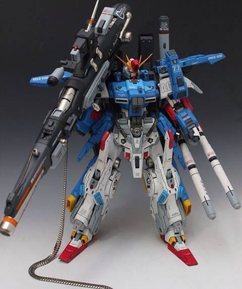 gunjap:  One Year Ago Today: [3rd team Zeonic 60 72 Project] 1/72 Full Armor ZZ Gundam: