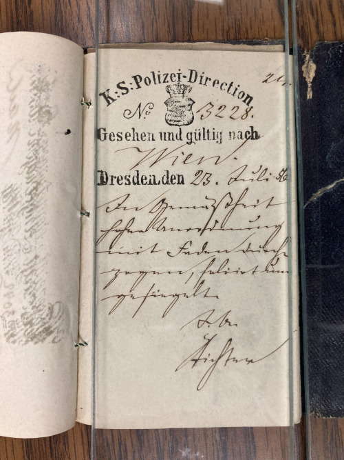 Time Travel Tuesday: July 1856 Selections from the Samuel Marshall PassportAbove are selections from