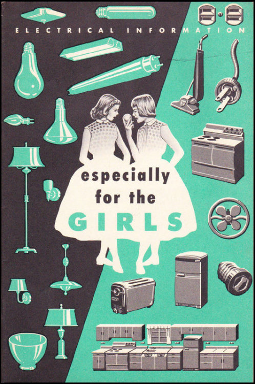 what-floats-my-boat:  “Especially For The Girls : Electrical Information” 1967 (Via MewDeep) 