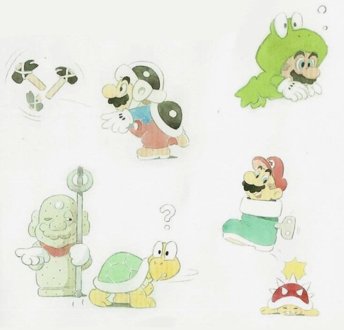 suppermariobroth: Concept art for Super Mario Bros. 3. best game ever <3