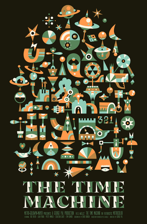 The Time MachineUpdated my poster design from 2013 with a few tweaks, including a Hans Tisdall style