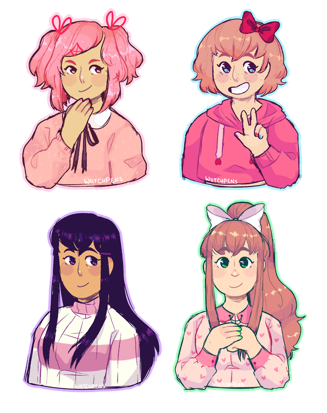 #Monika-(Doki-Doki-Literature-Club) on Tumblr