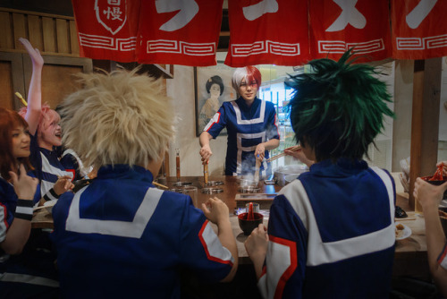 “So, will you have cold noodles or hot?”We had a litle too much fun over dinner Boku no Hero Academi